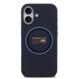 Red Bull Silicone Blue Ring MagSafe Zadní Kryt pro iPhone 17 Navy