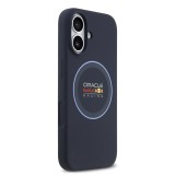 Red Bull Silicone Blue Ring MagSafe Zadní Kryt pro iPhone 17 Navy