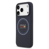 Red Bull Silicone Blue Ring MagSafe Zadní Kryt pro iPhone 17 Pro Navy