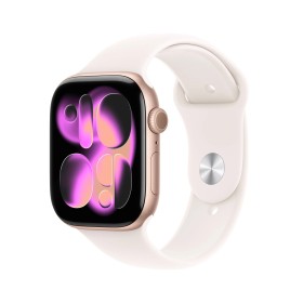 Apple Watch S11 Cell - 46mm Sport Band ružovo zlaté/svetlerumené S/M