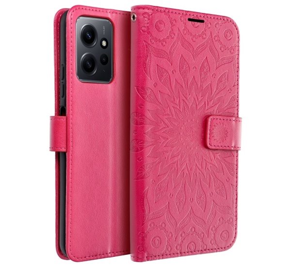 Flipové pouzdro MEZZO Book case pro Xiaomi Redmi 15C, mandala magenta