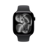 Apple Watch S11 Cell - 46mm Sport Band klavírně černé/černé S/M