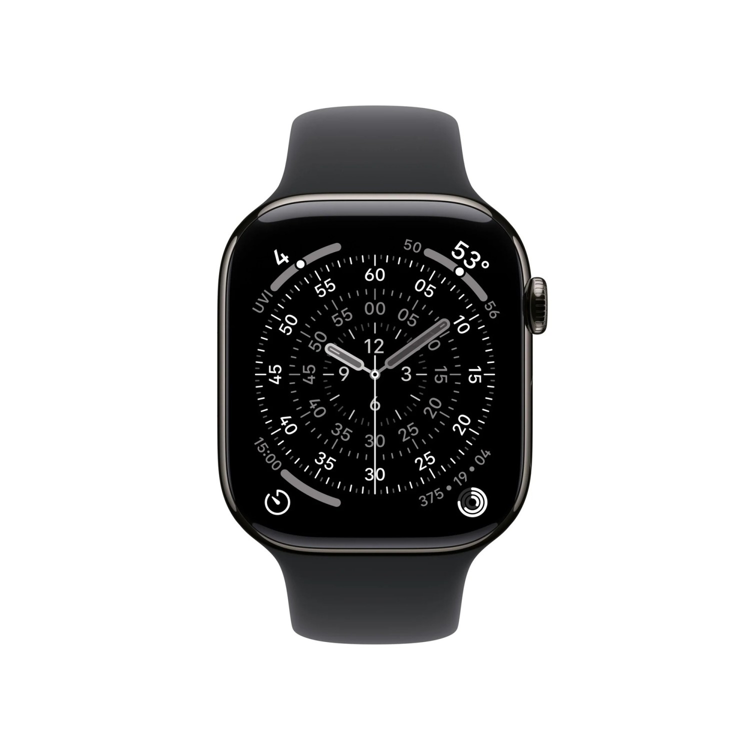 Apple Watch S11 Cell - 42mm Sport Band bridlicovo šedé/čierne S/M