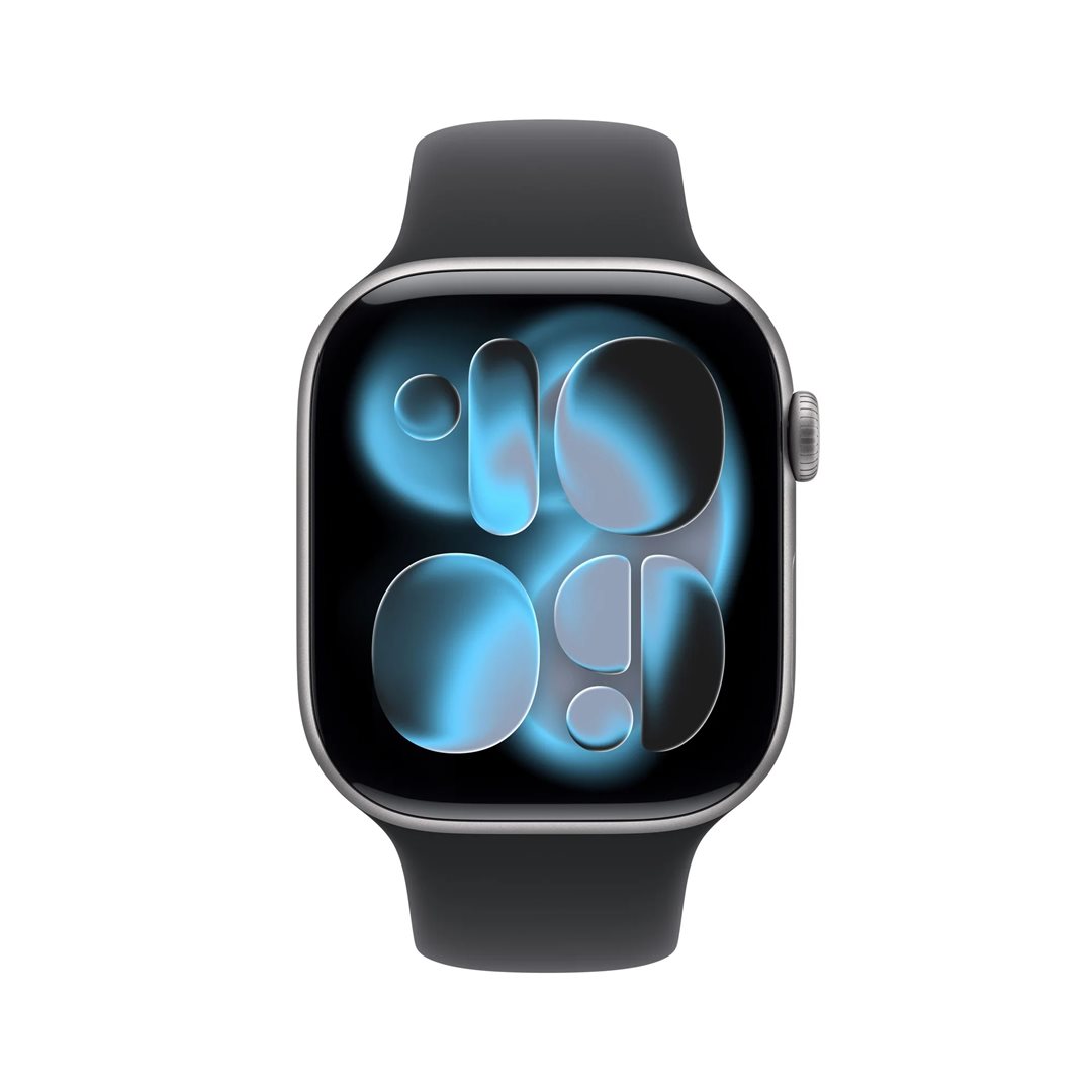 Apple Watch S11 Cell - 42mm Sport Band vesmírně šedé/černé S/M