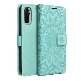 Flipové púzdro MEZZO Book case pre Xiaomi Redmi Note 10 5G / Poco M3 Pro / Poco M3 Pro 5G, mandala green