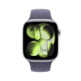 Apple Watch S11 - 42mm Sport Band stříbrné/mlžně fialové S/M