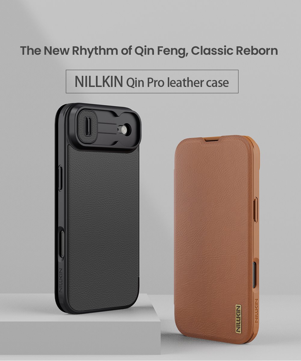 Nillkin Qin Book PRO Pouzdro pro Apple iPhone Air Black