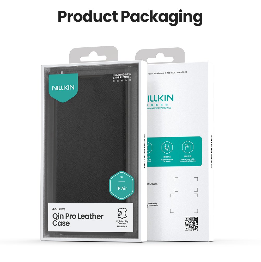 Nillkin Qin Book PRO Pouzdro pro Apple iPhone Air Black