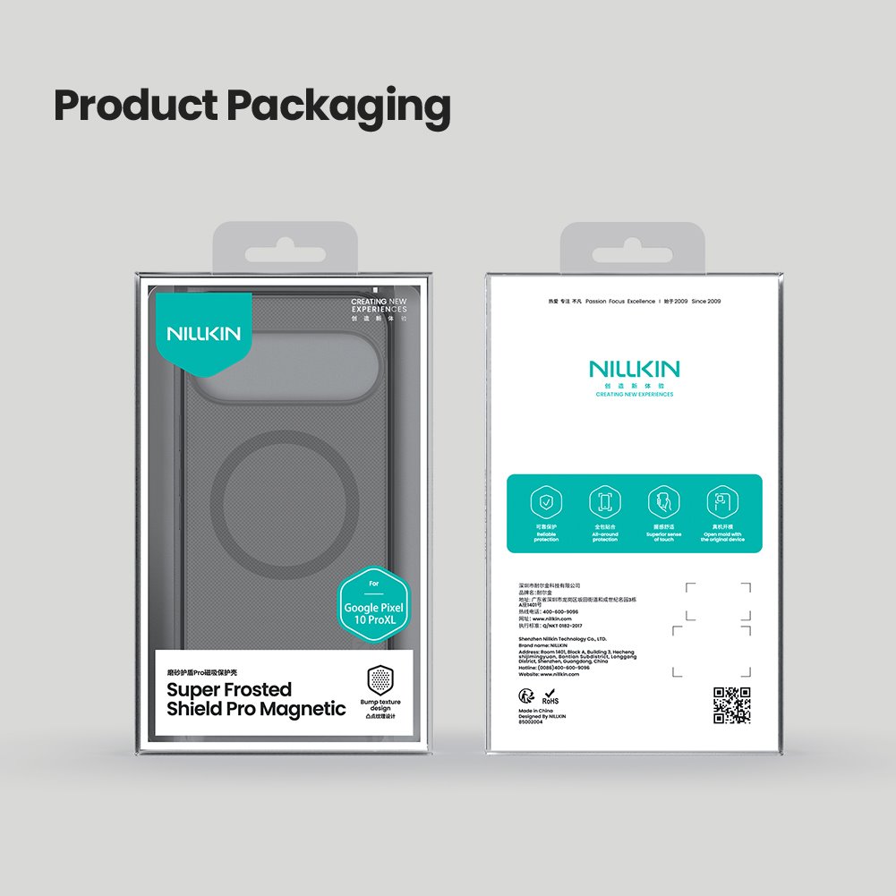 Nillkin Super Frosted PRO Magnetic Zadní Kryt pro Google Pixel 10 Pro XL Transparent Black