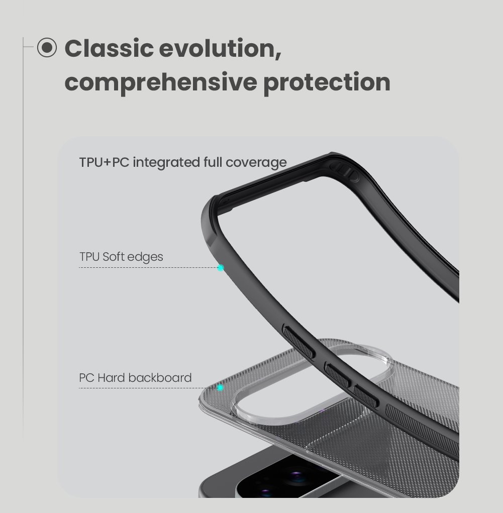 Nillkin Super Frosted PRO Zadní Kryt pro Google Pixel 10 Pro XL Transparent Black