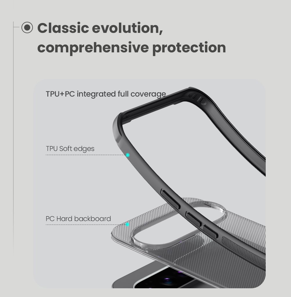 Nillkin Super Frosted PRO Zadní Kryt pro Google Pixel 10/10 Pro Transparent Black