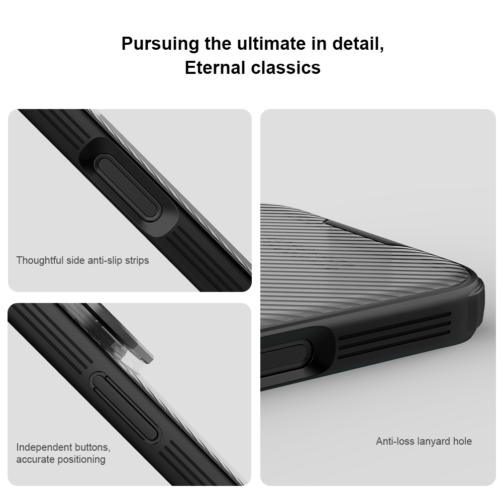 Nillkin CamShield Prop Zadní Kryt pro Apple iPhone 17 Pro Max Transparent Black