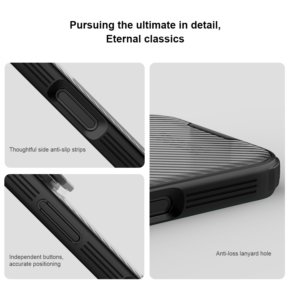 Nillkin CamShield Prop Zadní Kryt pro Apple iPhone 17 Pro Transparent Black