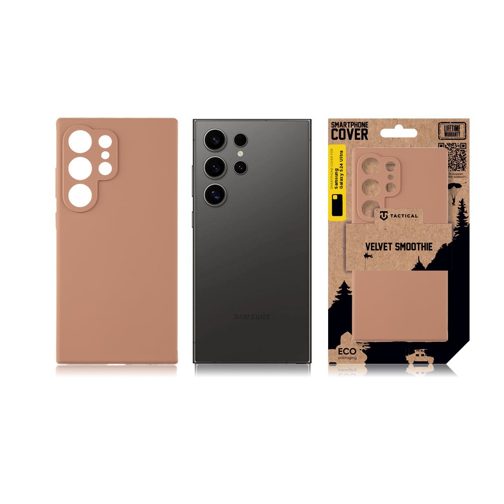 Tactical Velvet Smoothie Kryt pro Samsung Galaxy S24 Ultra Moucha Moose