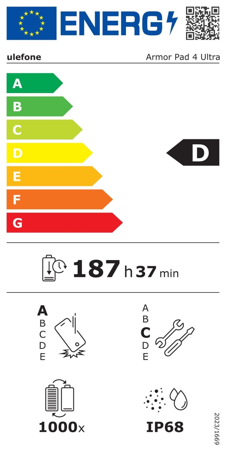 Ulefone Armor Pad 4 Ultra 5G 8GB/256GB černá