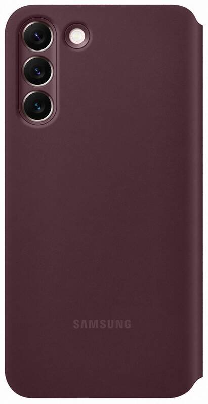 EF-ZS906CEE Samsung Clear View Pouzdro pro Galaxy S22+ Burgundy