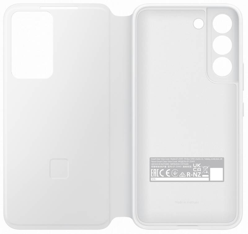 EF-ZS901CWE Samsung Clear View Pouzdro pro Galaxy S22 White