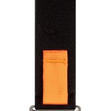 OBAL:ME Textilní Řemínek pro Apple Watch 42-49mm M-L Black/Orange