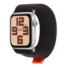 Textilný remienok OBAL:ME pre Apple Watch 42-49mm ML, black/orange
