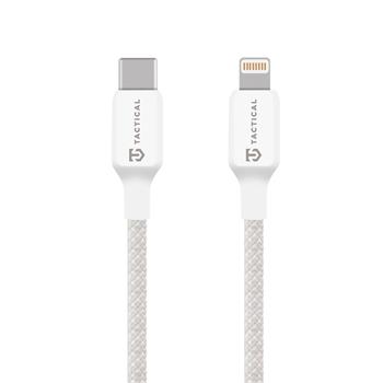 Kabel Tactical Stitch Thread Cable USB-C/Lightning 2m, bílá