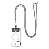 OBAL:ME NeckTag Allure Popruh na Telefon Dark grey