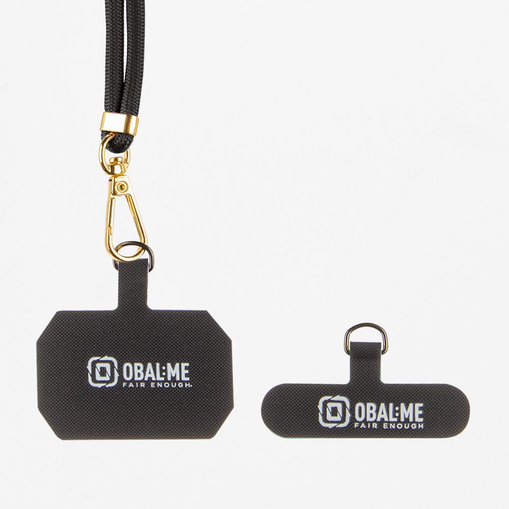 OBAL:ME NeckTag Allure Popruh na Telefon Black