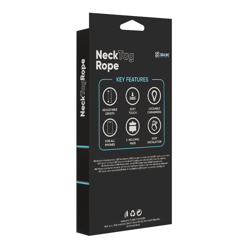 OBAL:ME NeckTag Allure Popruh na Telefon Light grey