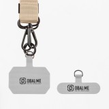 OBAL:ME NeckTag Ribbon Popruh na Telefon Ivory