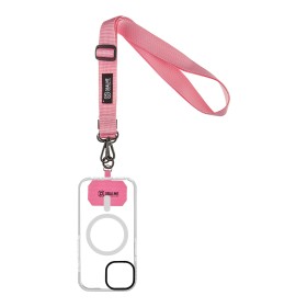 Popruh OBAL:ME NeckTag Ribbon na telefón, pink