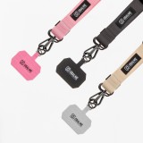 OBAL:ME NeckTag Ribbon Popruh na Telefon Black