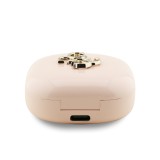 Guess 4G Metal Logo TWS Bezdrátová Sluchátka Pink