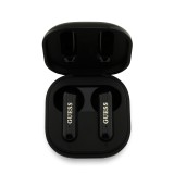 Guess 4G Metal Logo TWS Bezdrátová Sluchátka Black