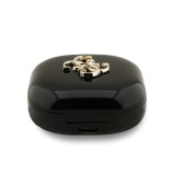 Guess 4G Metal Logo TWS Bezdrátová Sluchátka Black