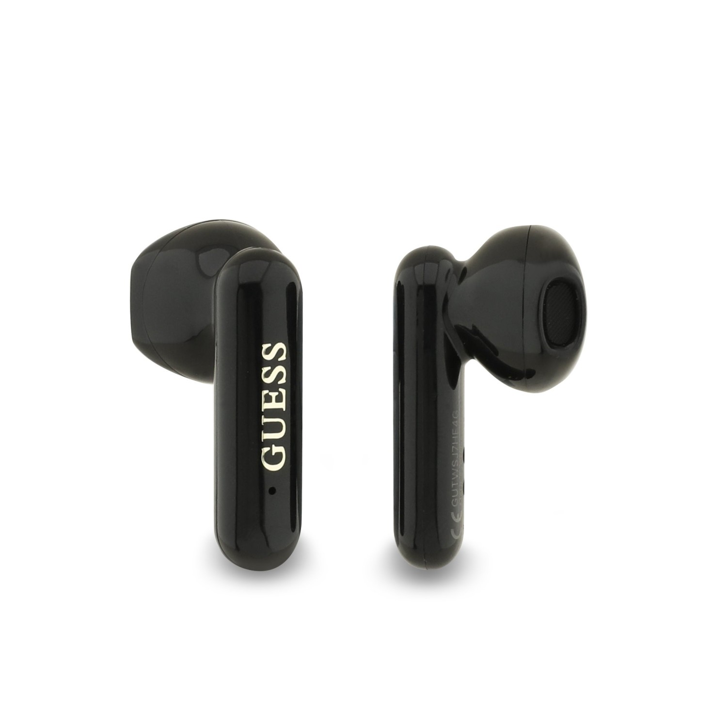 Guess 4G Metal Logo TWS Bezdrátová Sluchátka Black