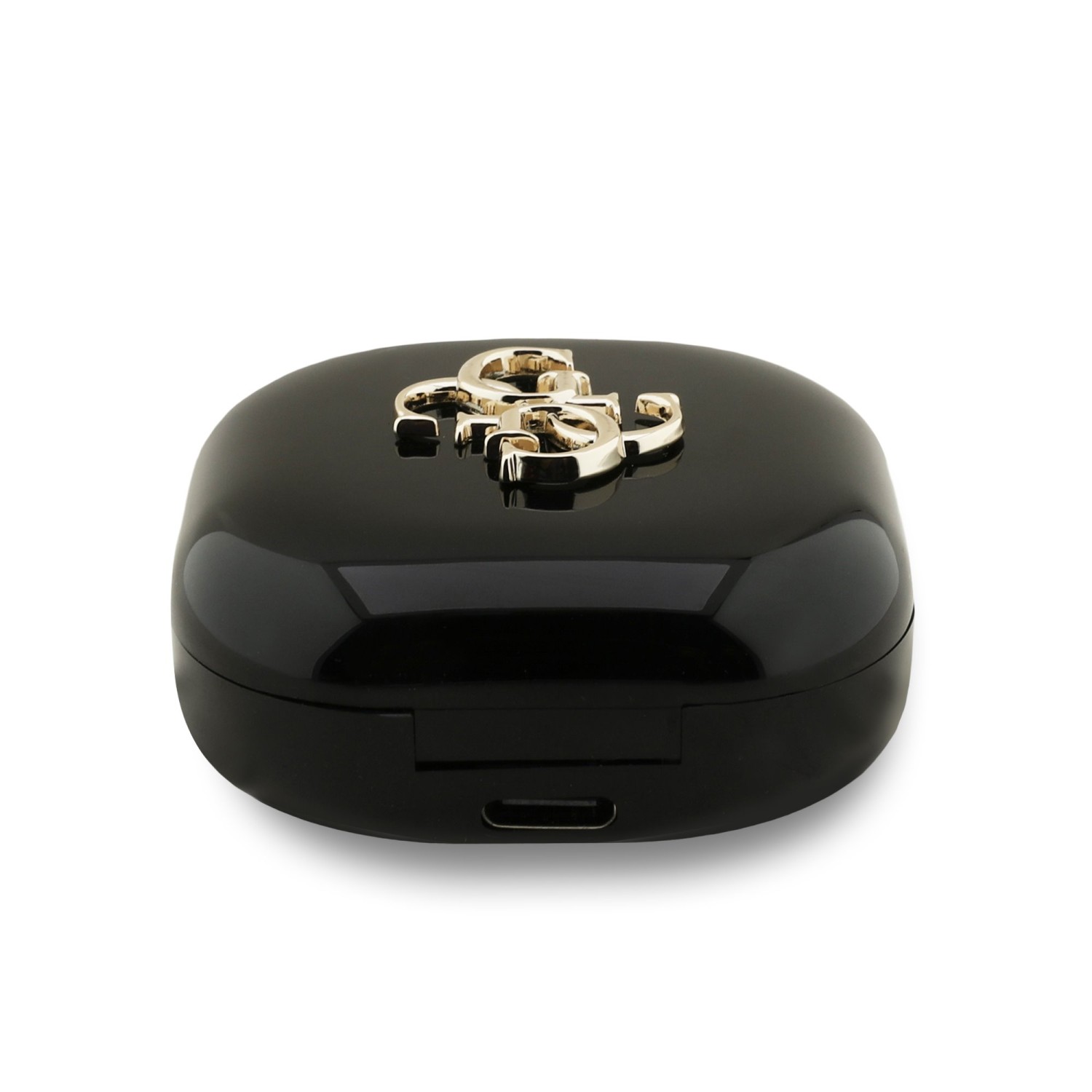 Guess 4G Metal Logo TWS Bezdrátová Sluchátka Black