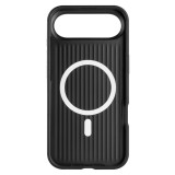 Kryt FIXED MagLeather pro Apple iPhone Air, z veganské kůže s podporou MagSafe, černý