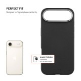 Kryt FIXED MagLeather pro Apple iPhone Air, z veganské kůže s podporou MagSafe, černý