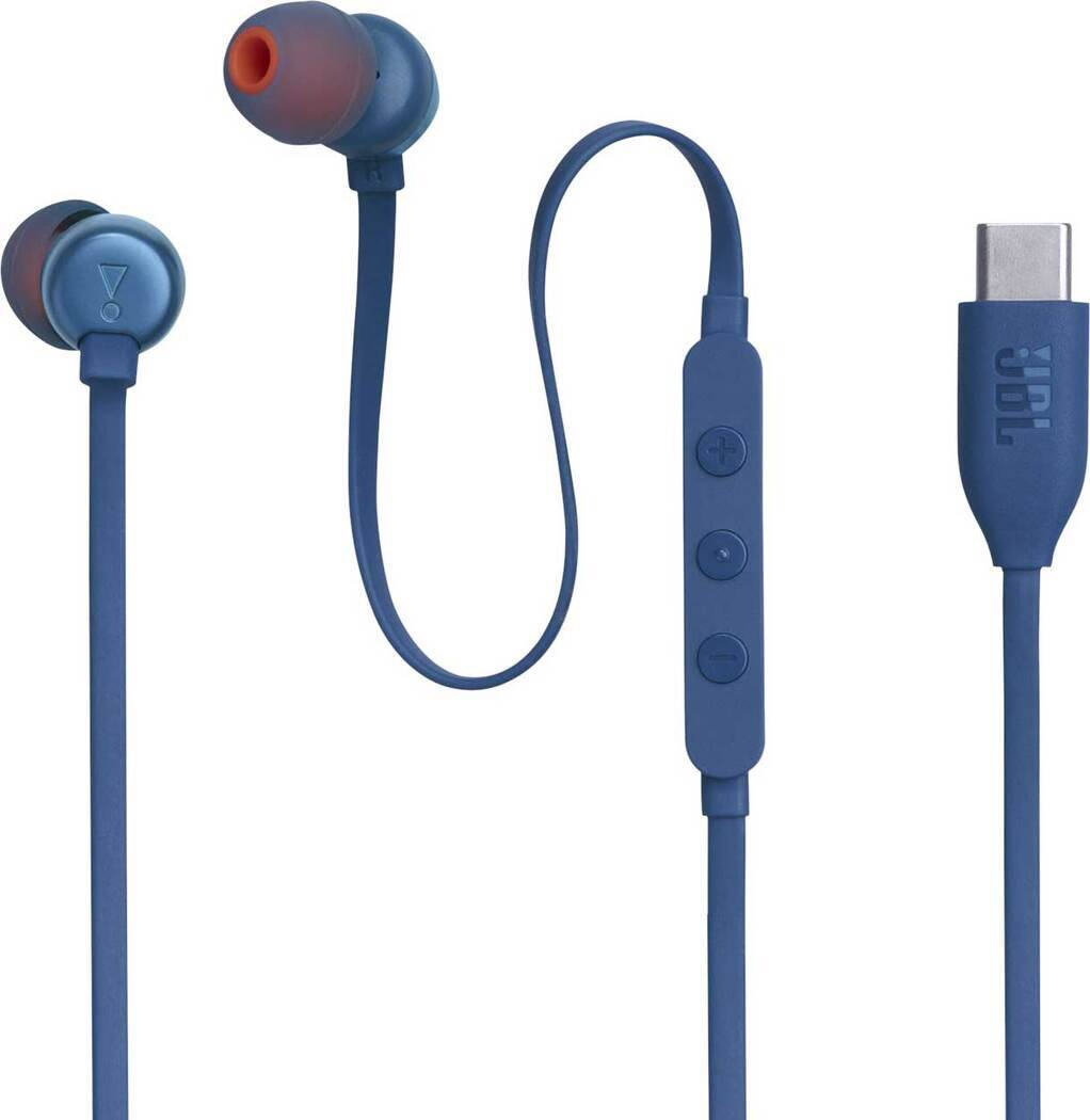 JBL Tune 310C In-Ear USB-C modrá