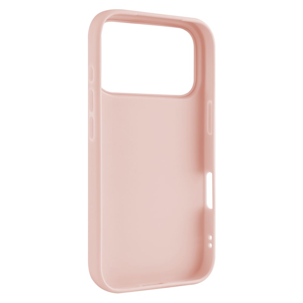 Zadní pogumovaný kryt FIXED Story pro Apple iPhone 17 Pro, růžový