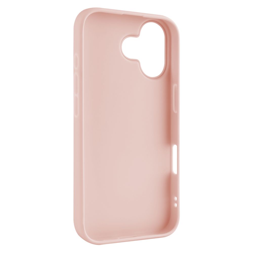 Zadní pogumovaný kryt FIXED Story pro Apple iPhone 17, růžový