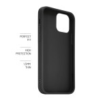 Zadní pogumovaný kryt FIXED Story pro Xiaomi Redmi Note 15 Pro 4G, černá