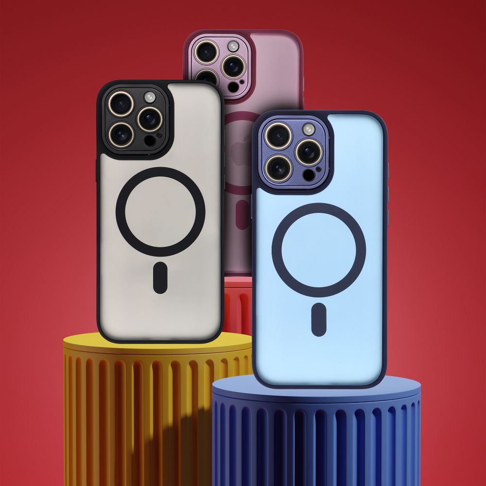 VARIETE MAG COVER Case compatible with MagSafe for IPHONE 17 PRO MAX navy blue