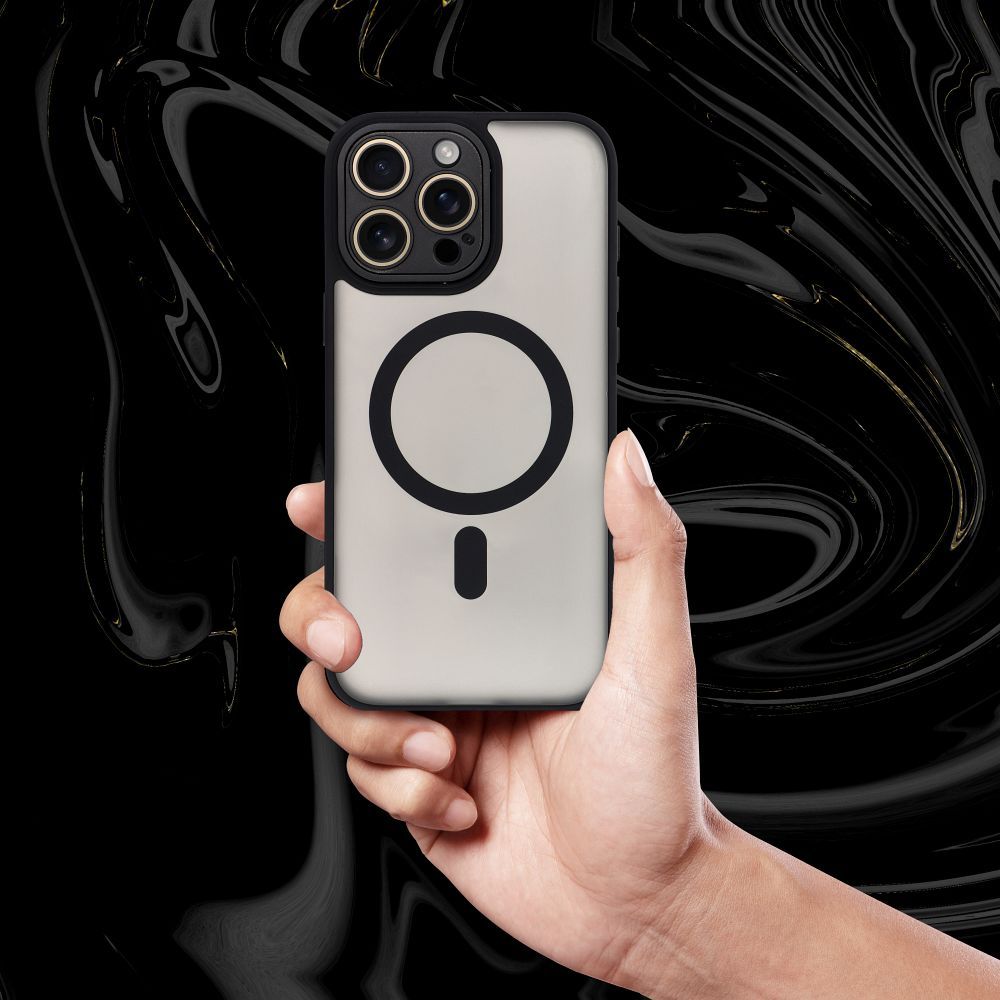 VARIETE MAG COVER Case compatible with MagSafe for IPHONE 17 PRO MAX black