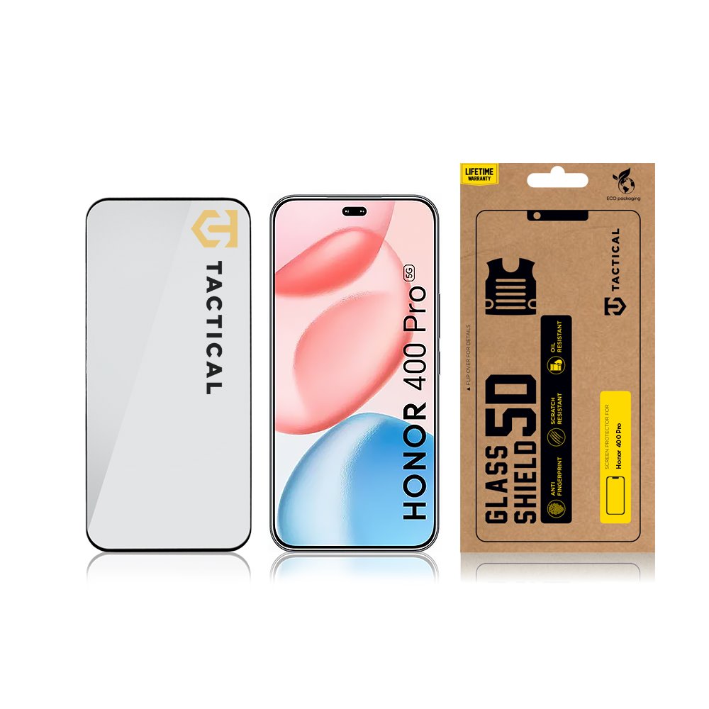 Tactical Glass Shield 5D sklo pro Honor 400 Pro Black