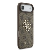 Guess PU 4G Metal Logo Strap Zadní Kryt pro iPhone Air Brown