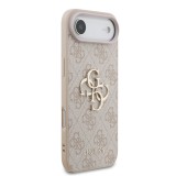 Guess PU 4G Metal Logo Strap Zadní Kryt pro iPhone Air Pink