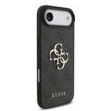Guess PU 4G Metal Logo Strap Zadní Kryt pro iPhone Air Black