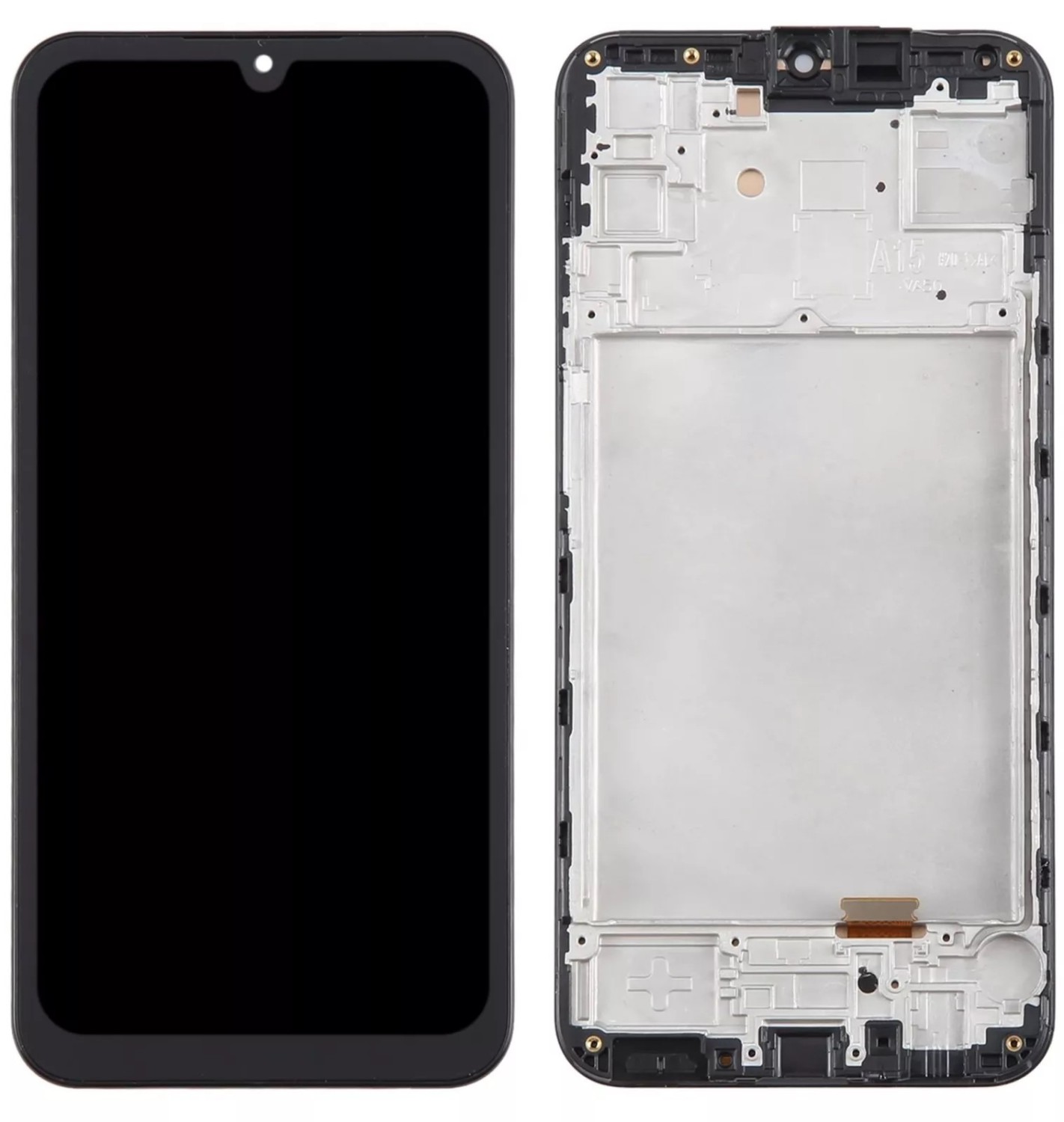 LCD display + dotyková deska + přední kryt pro Samsung Galaxy A15 4G/5G, black TFT