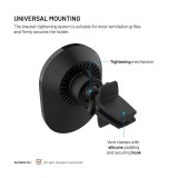 Držák do auta s bezdrátovým nabíjením FIXED MagAir s podporou uchycení MagSafe a standardem Qi2, 15W, černá