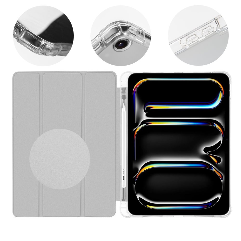 OBAL:ME MistyTab Pouzdro pro iPad Air (2020/2022/2024/2025)/iPad Pro 11 (1/2/3/4) Light Gray